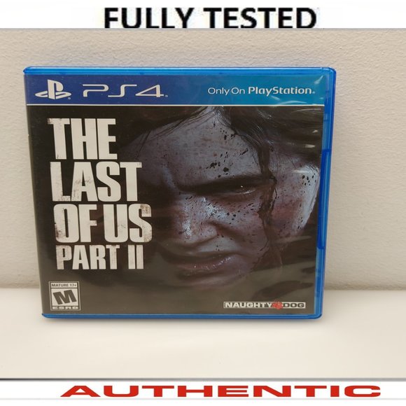 PLAYSTATION 4 THE LAST OF US PART II GAME WITH BOTH DATA DISC & PLAY DISC WORKS